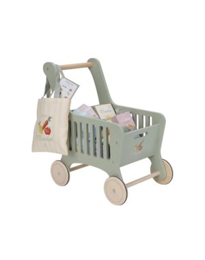 Chariot à provisions en bois Little Dutch