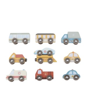 Wooden Vehicle Set Little Dutch
