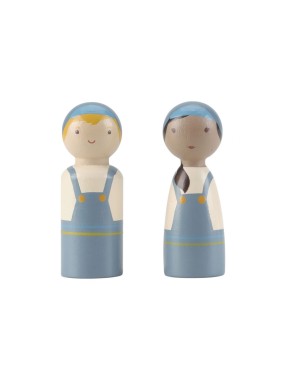 Garbage Truck With Wooden Characters Little Dutch