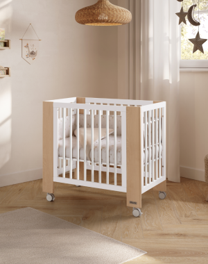 Culla Mini Converbaby Micuna con Materasso e Completo Piumone  90x50 cm