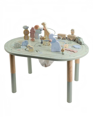 Tavolino Multiattività in Legno FSC – Little Dutch Safari Friends