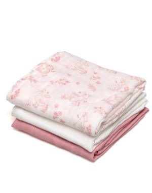 Set Di 3 Mussole Blu 70x70 cm - Kiokids