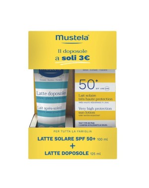  Bipack Mustela Solare 50+ 100ml + Latte Doposole 125ml