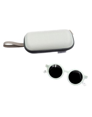 Blue stripes bear sunglasses with 400 UV protection - Bamboom