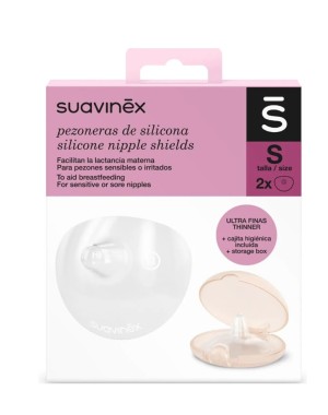 Silicone Nipple Shield + Carry Case - Suavinex