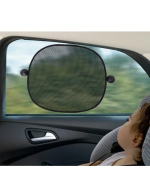 Parasole Per Auto Nero 2 Pezzi - Kiokids