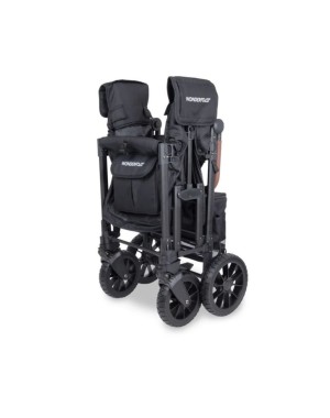 Passeggino Wagon 2 Posti W2 Luxe Pro jet black Wonderfold