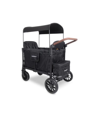 Passeggino Wagon 4 posti W4 Luxe Pro jet black Wonderfold