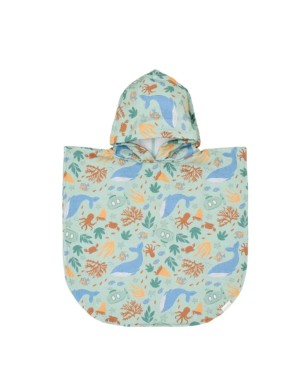Ocean World Mehrfarbiger Strandponcho - Little Dutch