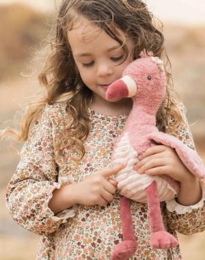 Flamingo-Puppe 35cm Little Dutch