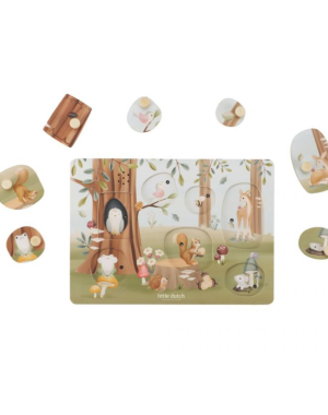 Wooden Sound Puzzle Little Dutch Forest Friend