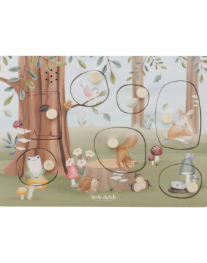 Wooden Sound Puzzle Little Dutch Forest Friend
