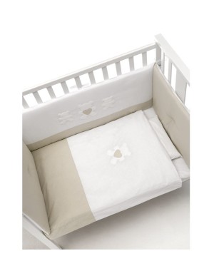 Mini Molly Taupe Textile Upholstery - Erbesi