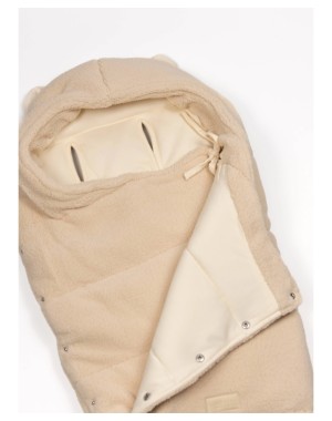 Sacco Invernale Igloo Teddy Newborn  Whisper Pink Bamboom