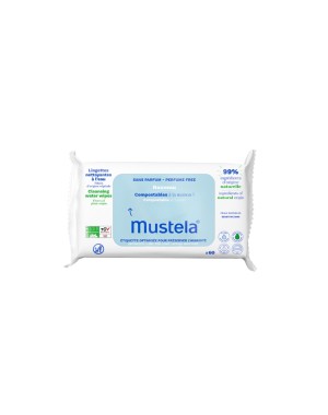 Mustela Organic Cotton Water Wipes
