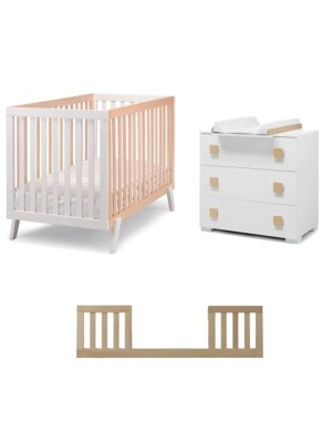 Tris Lettino America + Sponda Toddler + Como' Evolution - Erbesi