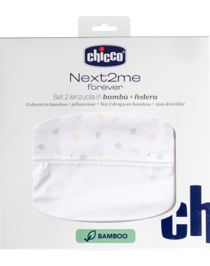 Bettwäsche-Set aus Bambus für Next2Me Forever, 2-tlg., Kissenbezug Chicco