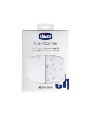 Set Lenzuola Cotone Next2Me Confetti - Chicco