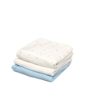 Set Di Mussola Di Bambù 70x70 cm KioKids