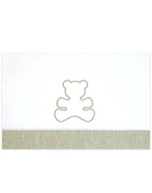 Set 3 Pcs Bed Sheet Fior Di Coccole Cradle Teddy Bear Customizable