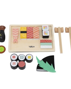 Gioco Set sushi in legno - Tryco