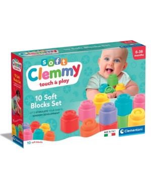 Soft Clemmy 10 Bricks Clementoni