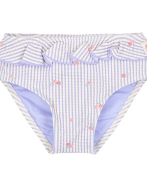 Lilafarbenes Badehöschen mit Traumstreifen - Little Dutch