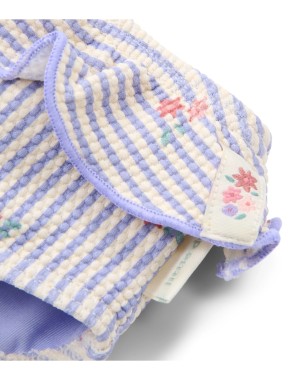 Lilafarbenes Badehöschen mit Traumstreifen - Little Dutch