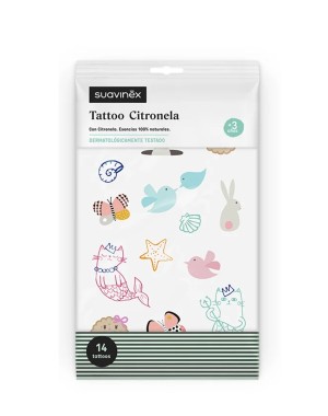 Tattoos Antizanzare alla Citronella 14pz - Suavinex