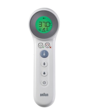 No Touch + Touch Thermometer Braun