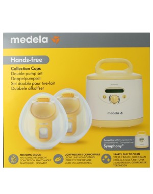 Hands-Free Collection 24-mm-Milchextraktionsbecher-Set mit Freisprechfunktion, 2-teilig — Medela