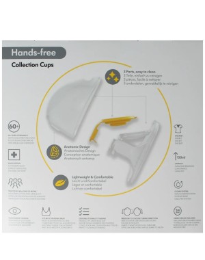 Hands-Free Collection 24-mm-Milchextraktionsbecher-Set mit Freisprechfunktion, 2-teilig — Medela