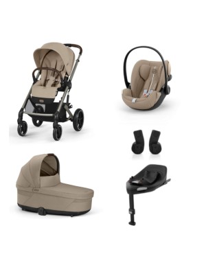 Promozione "SET M" Trio Cybex Balios S Lux con Cloud G + Base Auto e Adattatori con Marsupio Amya Esclusivo (opzionale)