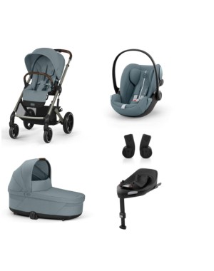 Promozione "SET M" Trio Cybex Balios S Lux con Cloud G + Base Auto e Adattatori con Marsupio Amya Esclusivo (opzionale)