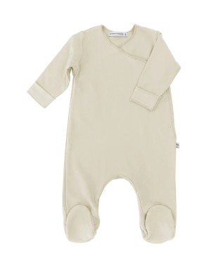 Tutina Con Piedi Pure Light Khaki - Bamboom