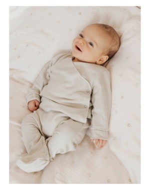 Tutina Con Piedi Pure Light Khaki - Bamboom