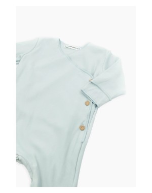 Tutina Con Piedi Pure Sky Grey - Bamboom