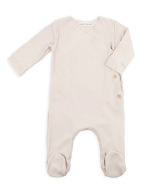 Tutina Con Piedi Pure Warm White - Bamboom