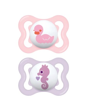 Mam Air Silicone Schnuller, 2-6m-Packung. Doppelt